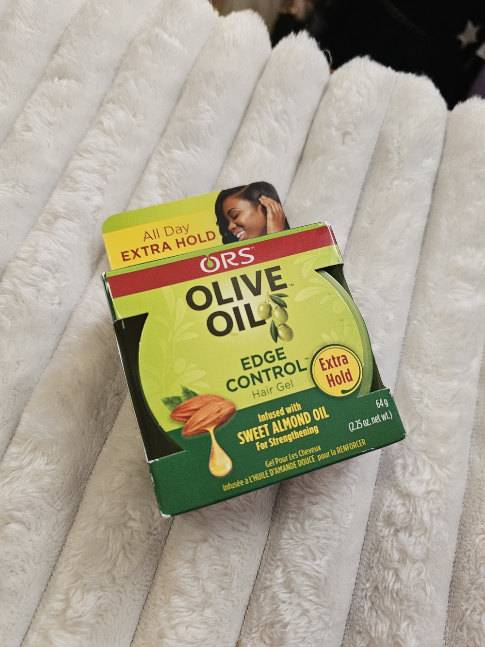 Olive Oil Edge Control Hair Gel - Extra Hold (Green)